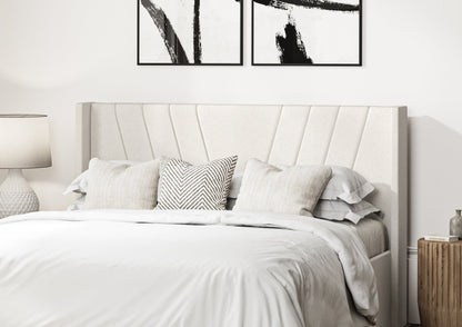 Bliss Med vingar Classic Arran Natural Klädd Sängstomme med ottomane