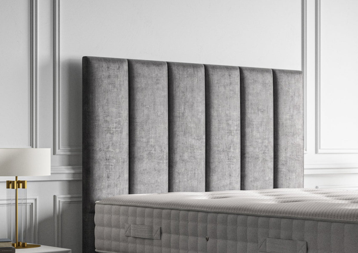 Empire Klädd Floor Standing Sänggavel and Side Opening Ottoman Including Silk 2000 Mattress