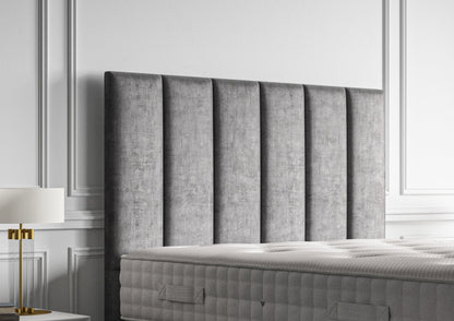 Empire Klädd Floor Standing Sänggavel and Side Opening Ottoman Including Silk 2000 Mattress