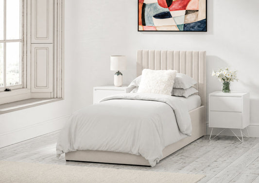 Symphony Classic Arran Natural Klädd Sängstomme med ottomane