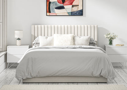 Symphony Classic Arran Natural Klädd Sängstomme med ottomane