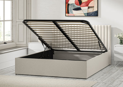 Symphony Classic Arran Natural Klädd Sängstomme med ottomane
