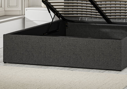 Symphony Classic Arran Pebble Klädd Sängstomme med ottomane