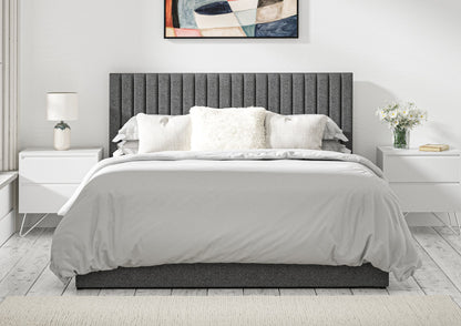 Symphony Classic Arran Pebble Klädd Sängstomme med ottomane
