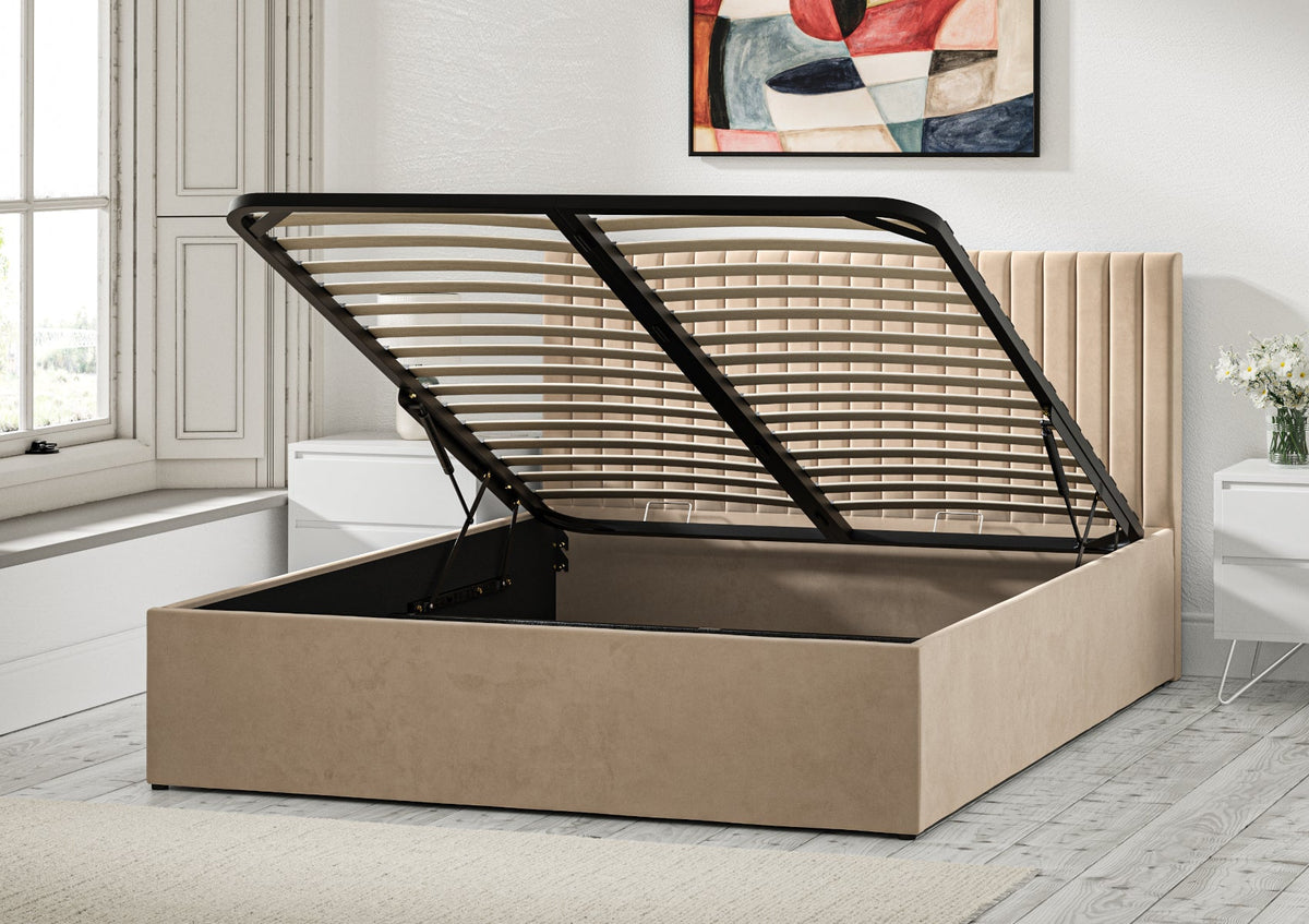 Symphony Classic Hugo Latte Klädd Sängstomme med ottomane