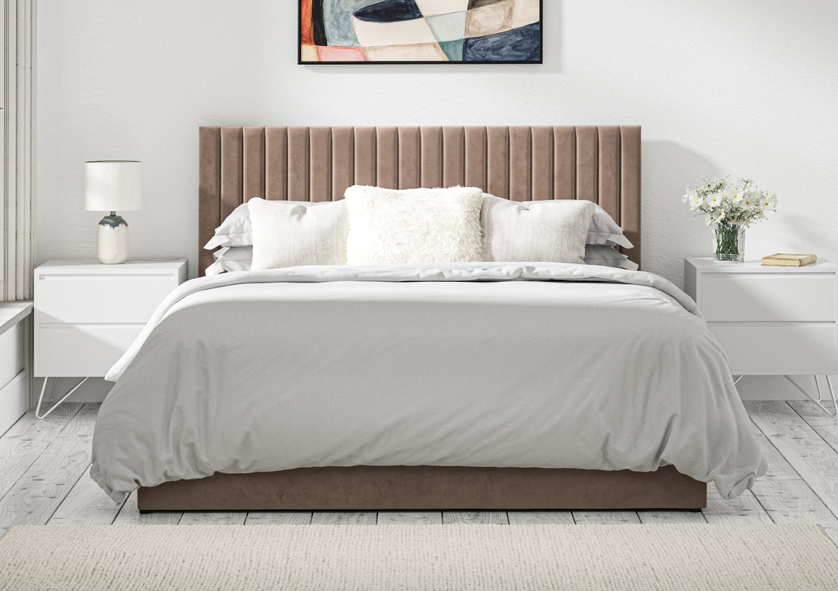 Symphony Classic Hugo Linen Klädd Sängstomme med ottomane