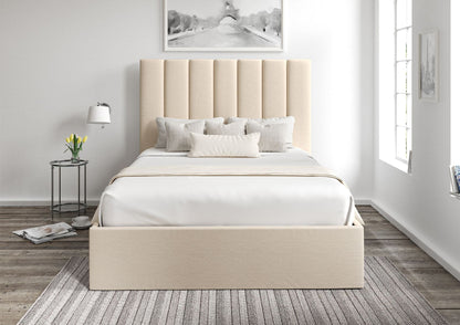 Amalfi Linea Linen Klädd Sängstomme med ottomane