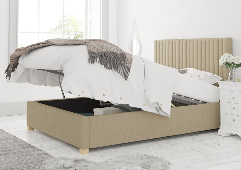 Levisham Ottoman Eire Linen Natural Endast sängstomme