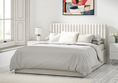 Symphony Classic Arran Natural Klädd Sängstomme med ottomane