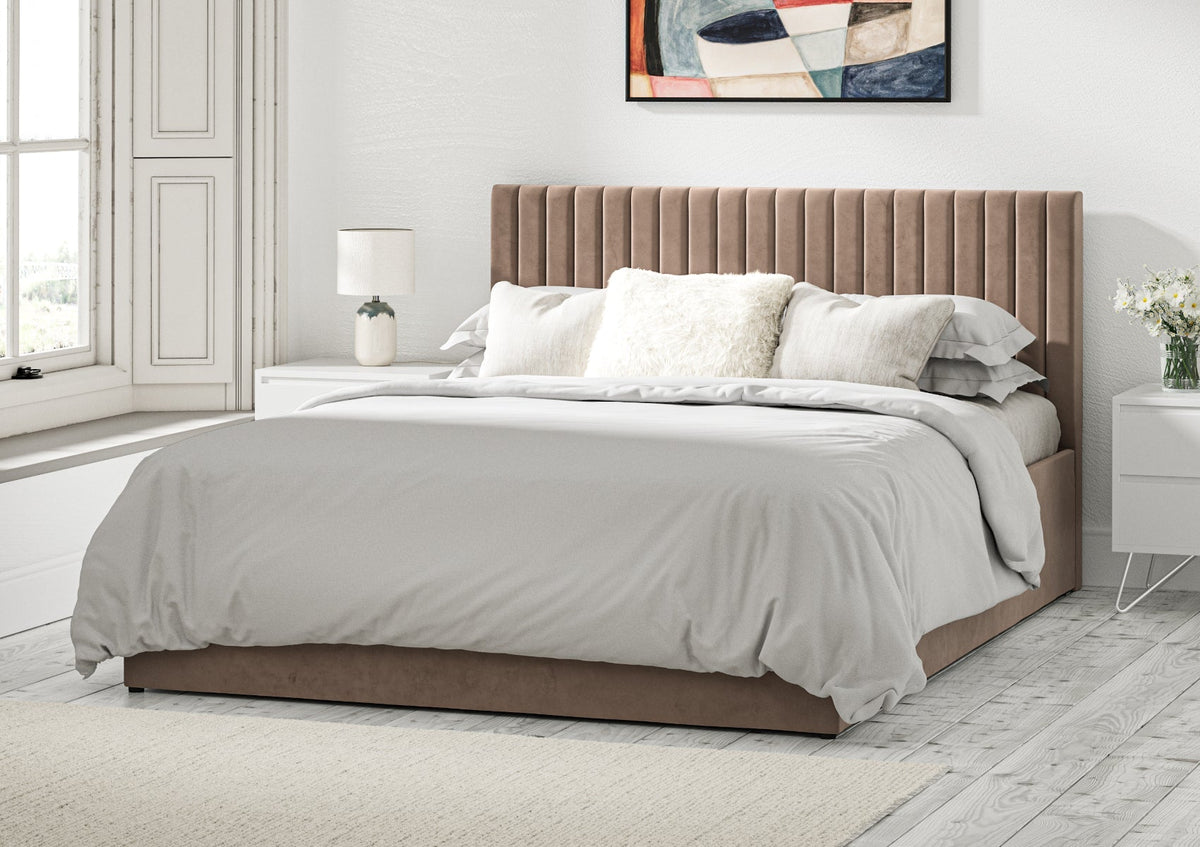 Symphony Classic Hugo Linen Klädd Sängstomme med ottomane